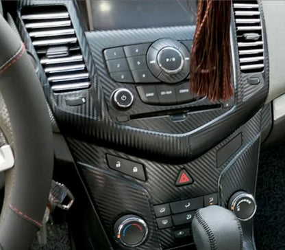 28 x Carbon Fiber Interior Covers Trim Stickers for Chevrolet Cruze (2009–2015)