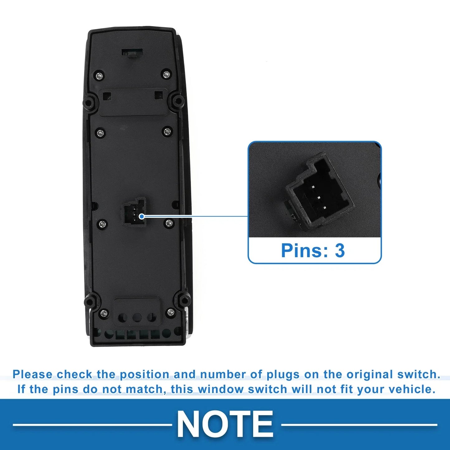 Power Window Switch for Mercedes-Benz C200 (2001-2007)
