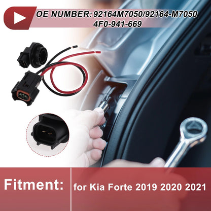 DRL Daytime Running Light Socket Wiring for Kia Forte (2019–2021) No. 92164M7050