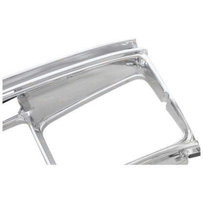 Set of Chrome Headlight Surrounds for Landcruiser FJ80 (1990–1994)