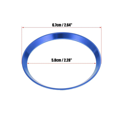 Blue Steering Wheel Ring Cover Trim for Mercedes Benz C Class C200L E300L GLA220