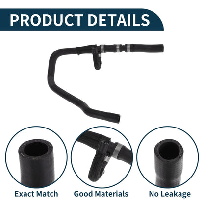 Radiator Hose for Land Rover Range Rover (2010–2012) No.LR022660 Rubber Black