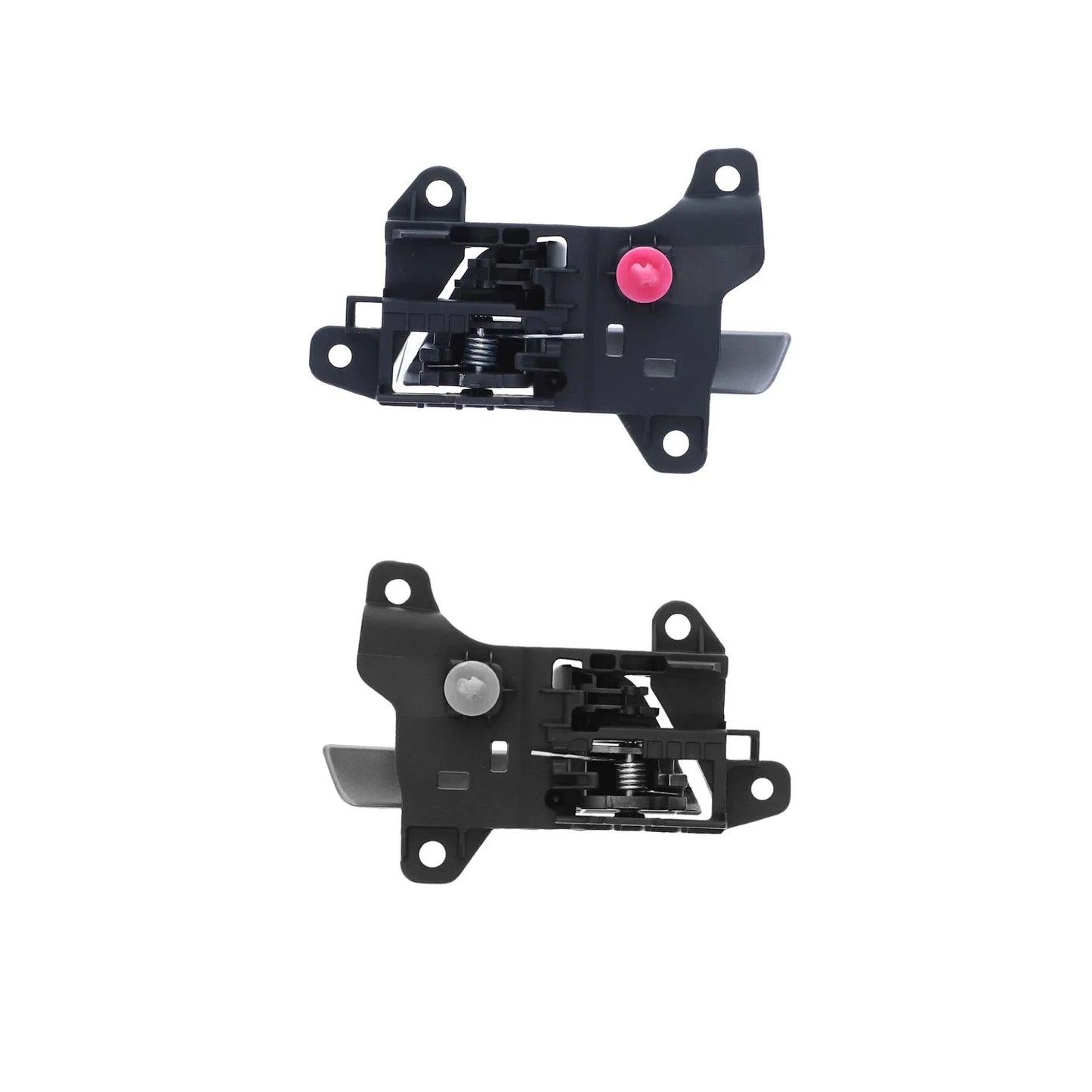 4pcs Silver Inner Door Handle, Black Base for Hyundai Elantra (2012-2016)