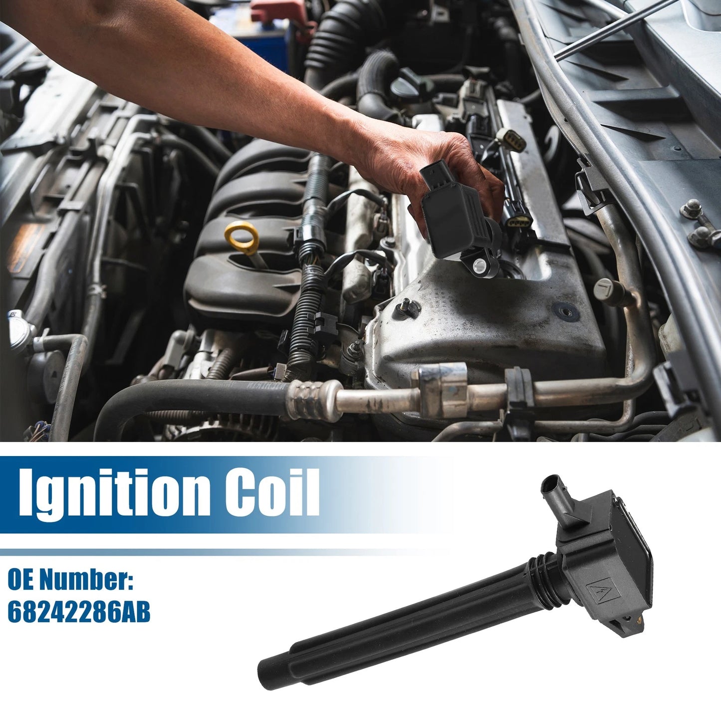 Ignition Coil No. 68242286AB for Jeep Cherokee (2014–2021) & Ram ProMaster City