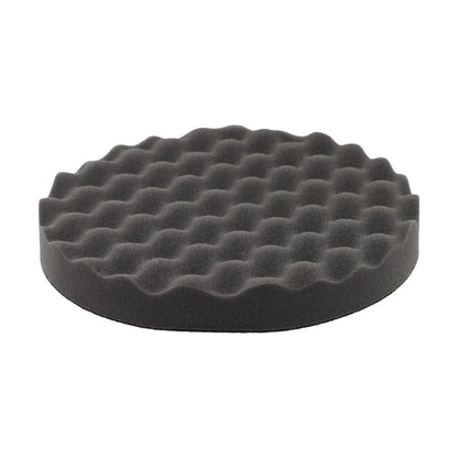 2 x 8in Black Car Round Foam Polishing Pad Waxing Foam Sealing Tool