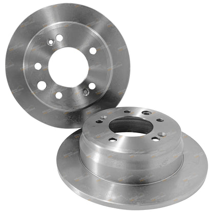 2X Rear Disc Brake Rotors for Hyundai i30 (2012–2017) 262mm