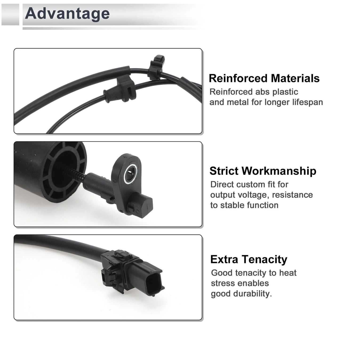 ABS Wheel Speed Sensor No. 57475T9A013 for Honda City (2014–2019) Rear Left
