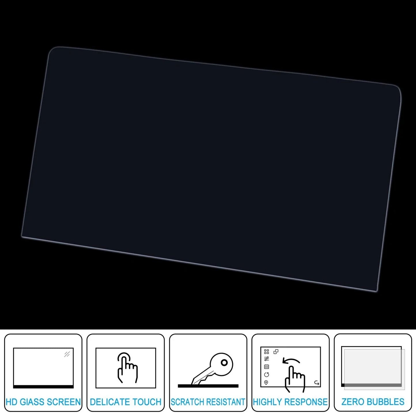 7 Inch 0.03'' Thickness Navigation Screen Protector for Honda Civic (2016)