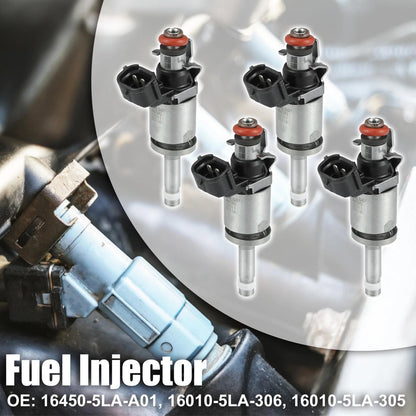 Set of 4 Fuel Injector Nozzles for Honda Accord 2.4L (2013–2017), CR-V (2015–2017) 16450-5LA-A01