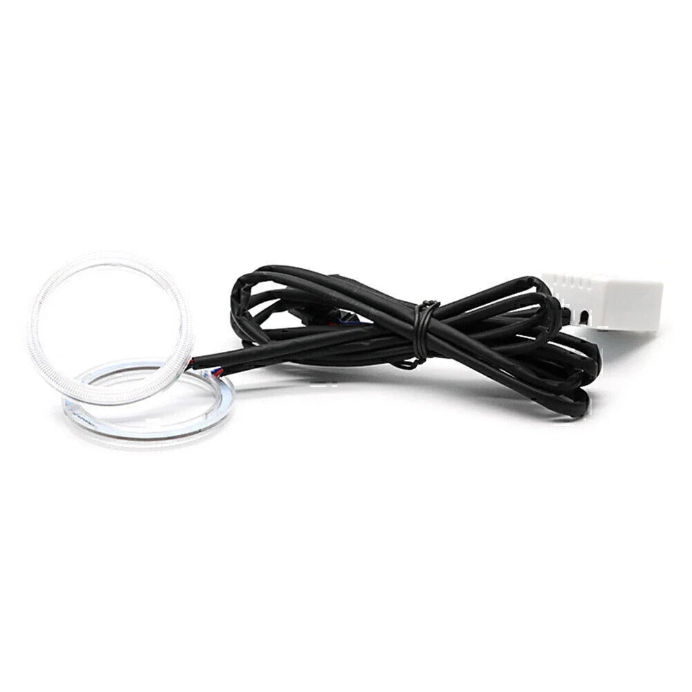 80MM RGB COB LED Halo Rings for Car Headlight Angel Eyes