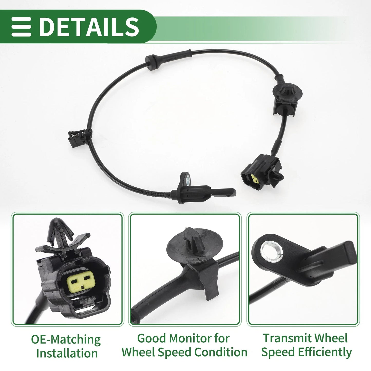 ABS Wheel Speed Sensor No. 90871673 for Chevrolet Sail 3 (2015–2020) Rear Right