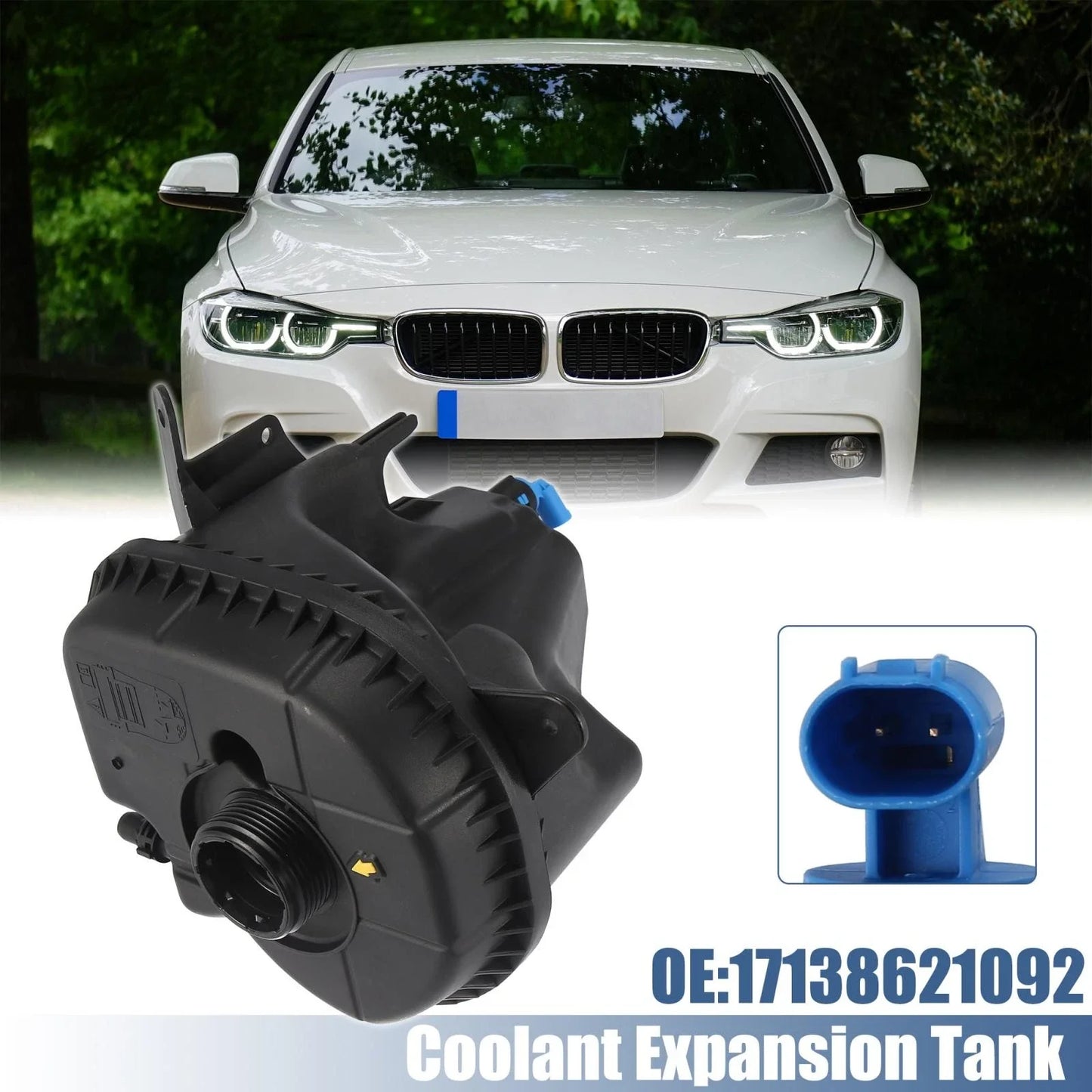 Radiator Reservoir Tank Plastic 17138621092 for BMW X6 (2008 - 2016)