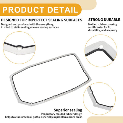 Transmission Filter Oil Pan Gasket for Ford F-150 (2009–2020) No.6L2Z7A191BA