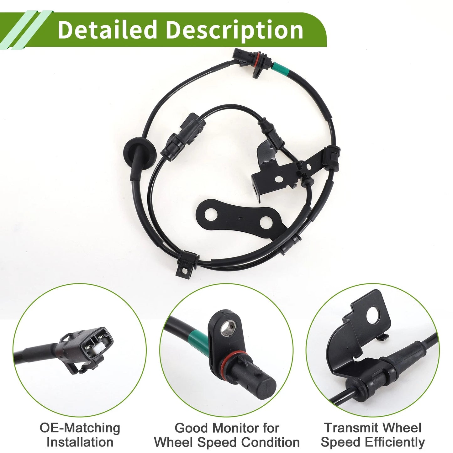ABS Wheel Speed Sensor No. 95680D3100 for Hyundai Tucson (2015–2020)