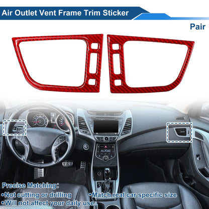 Air Condition Outlet Vent Trim Cover Frame for Hyundai Elantra (2011–2016) 1 Pair