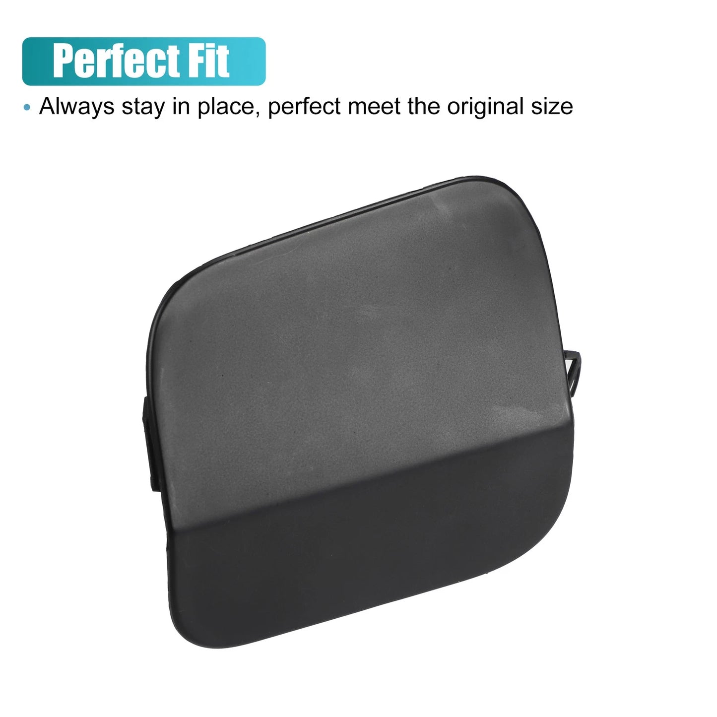 1 Pair Front Bumper Tow Hook Cover for Toyota Highlander (No. 52128-0E933) Black