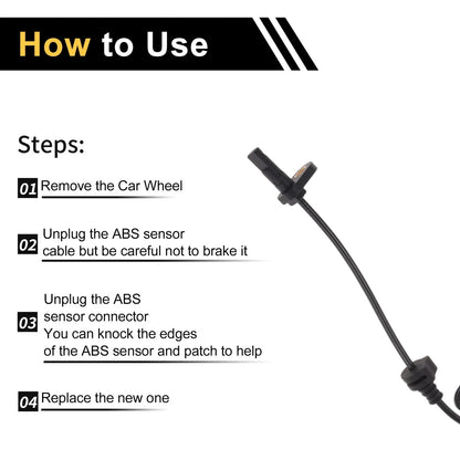 ABS Wheel Speed Sensor for Honda Jade (2015-2020) 1 x Rear Left