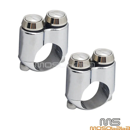 1” Motorcycle Handlebar Momentary Switch for Chopper Cafe Racer