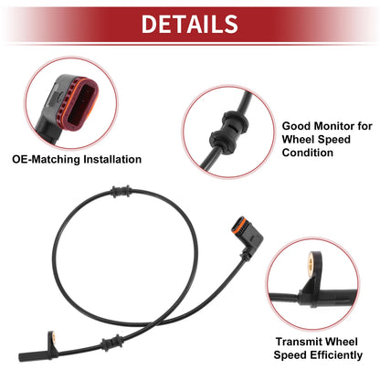 ABS Wheel Speed Sensor No. 1715400217 for Mercedes-Benz SLK55 (2005–2009)