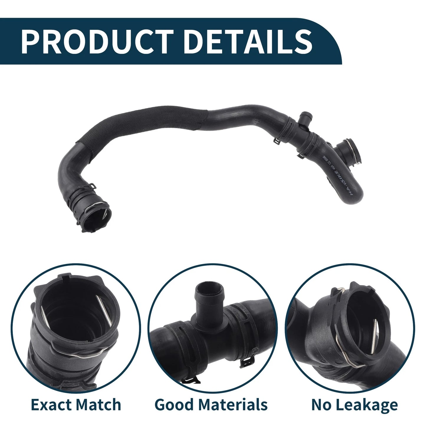 Lower Radiator Hose for Audi A6 Quattro (2016–2018) No. 4G0122055AB