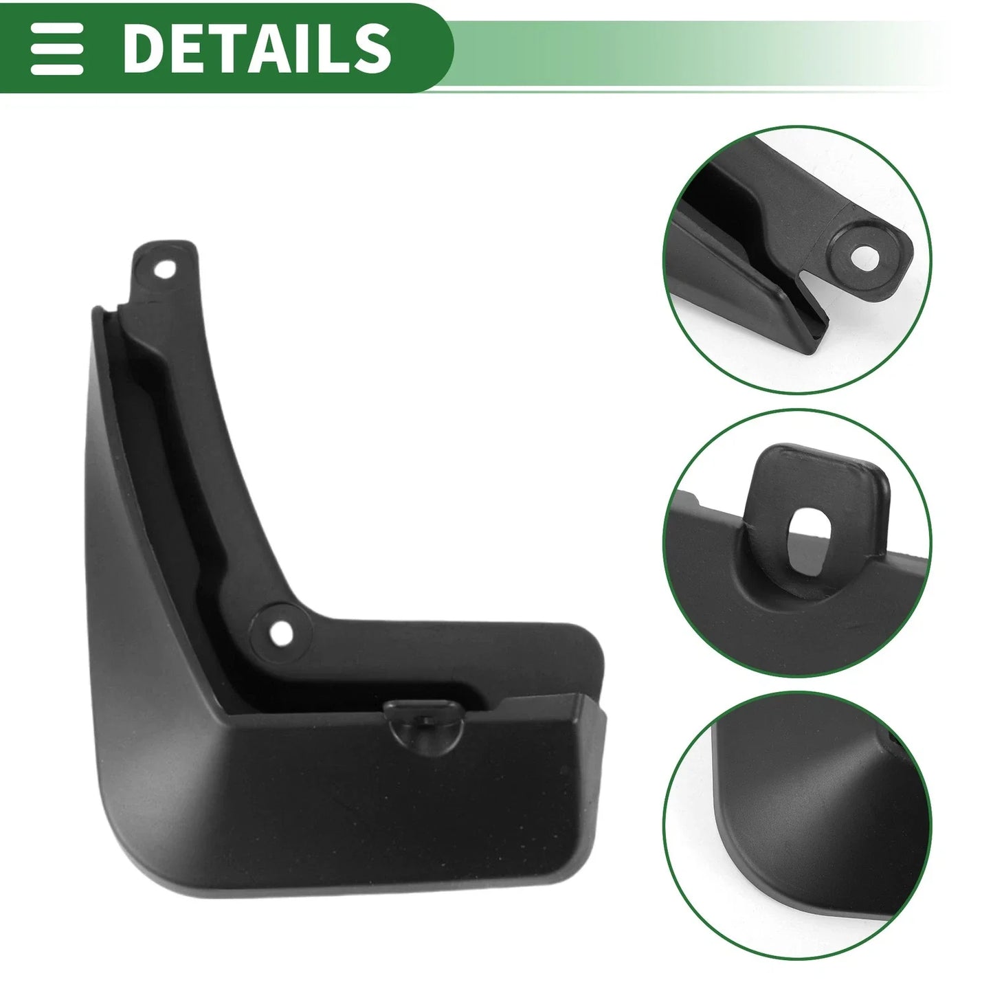 Mud Flaps Splash Guards for Chevrolet Monza 2019-2024 with Mount Accessories