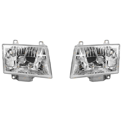 Clear Headlights Pair for Mazda Bravo B2500 B2600 (2002–2006)