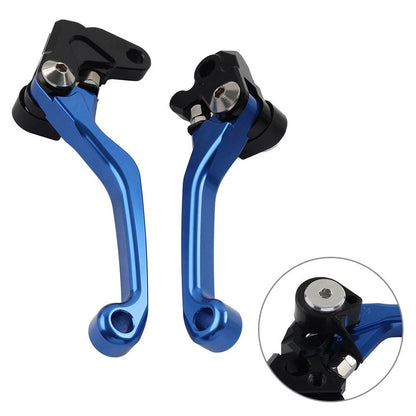 Pivot Brake Clutch Levers for Yamaha WR250F WR450F (2001–2016) - Blue