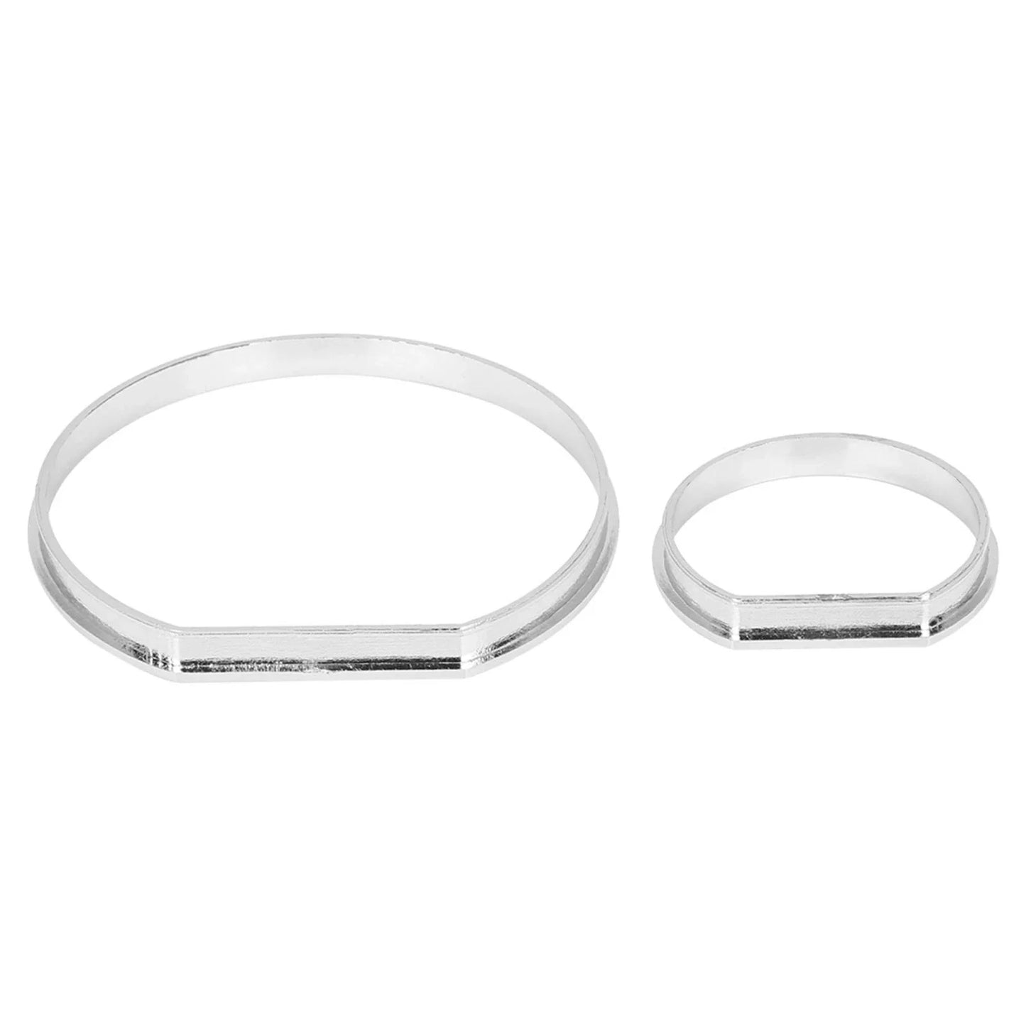 Chrome Speedometer Gauge Dial Rings Trim Decoration Frame Kit for BMW E46 M3