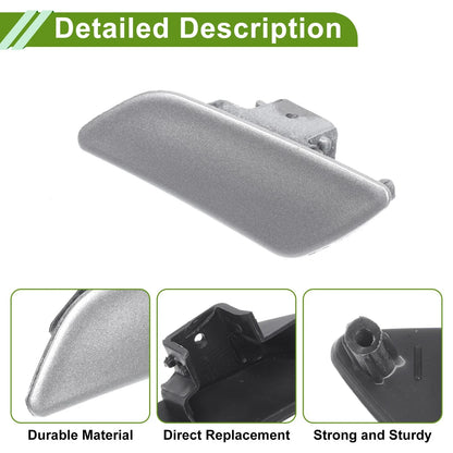 Washer Nozzle Cover Cap for Porsche Panamera (2010-2023) Silver Tone
