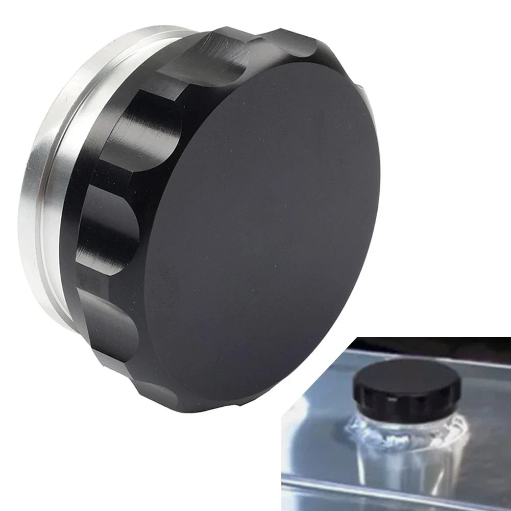 2.5" Aluminium Alloy Black Weld-On Filler Neck & Cap for Tank Cover