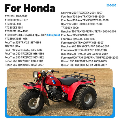 2 Handle Grips & Bar End Guard for Honda FourTrax 300 (1988–2000)