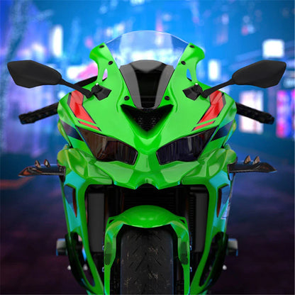 Racing Motorcycle Side Wing Spoiler Winglet Air Deflector Carbon Fiber