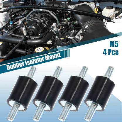 Set of 4 M5 Anti Vibration Rubber Isolator Dampers 15x20mm