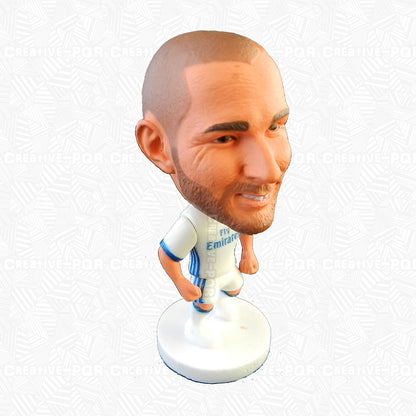 Soccer Player Figurine for Real Madrid (Karim Benzema)