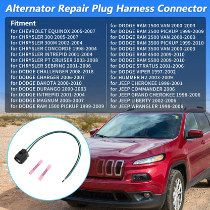 Alternator Repair Plug Harness Connector for Chevy & Chrysler (2010-2015)