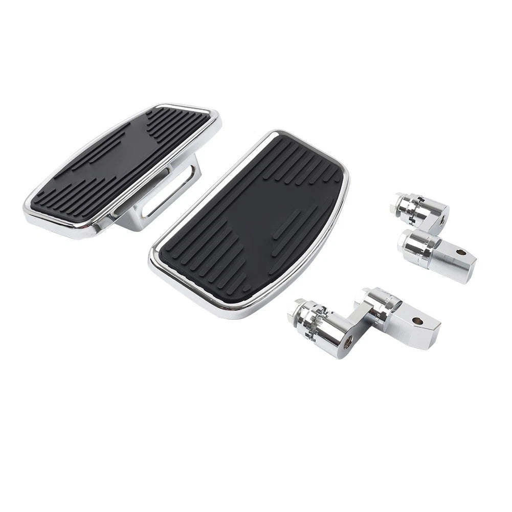 2 Rise Handlebar Riser Clamp Mount Chrome for Harley Sportster Softail
