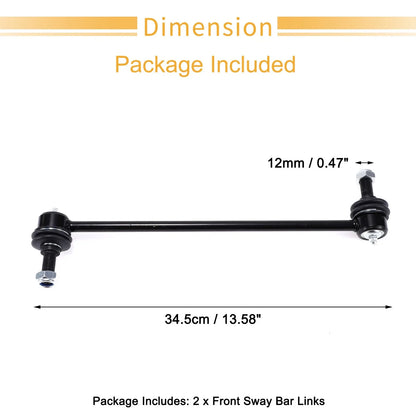 Front Stabiliser Sway Bar Link Set with Bushing for Dodge Caravan (2008-2020)