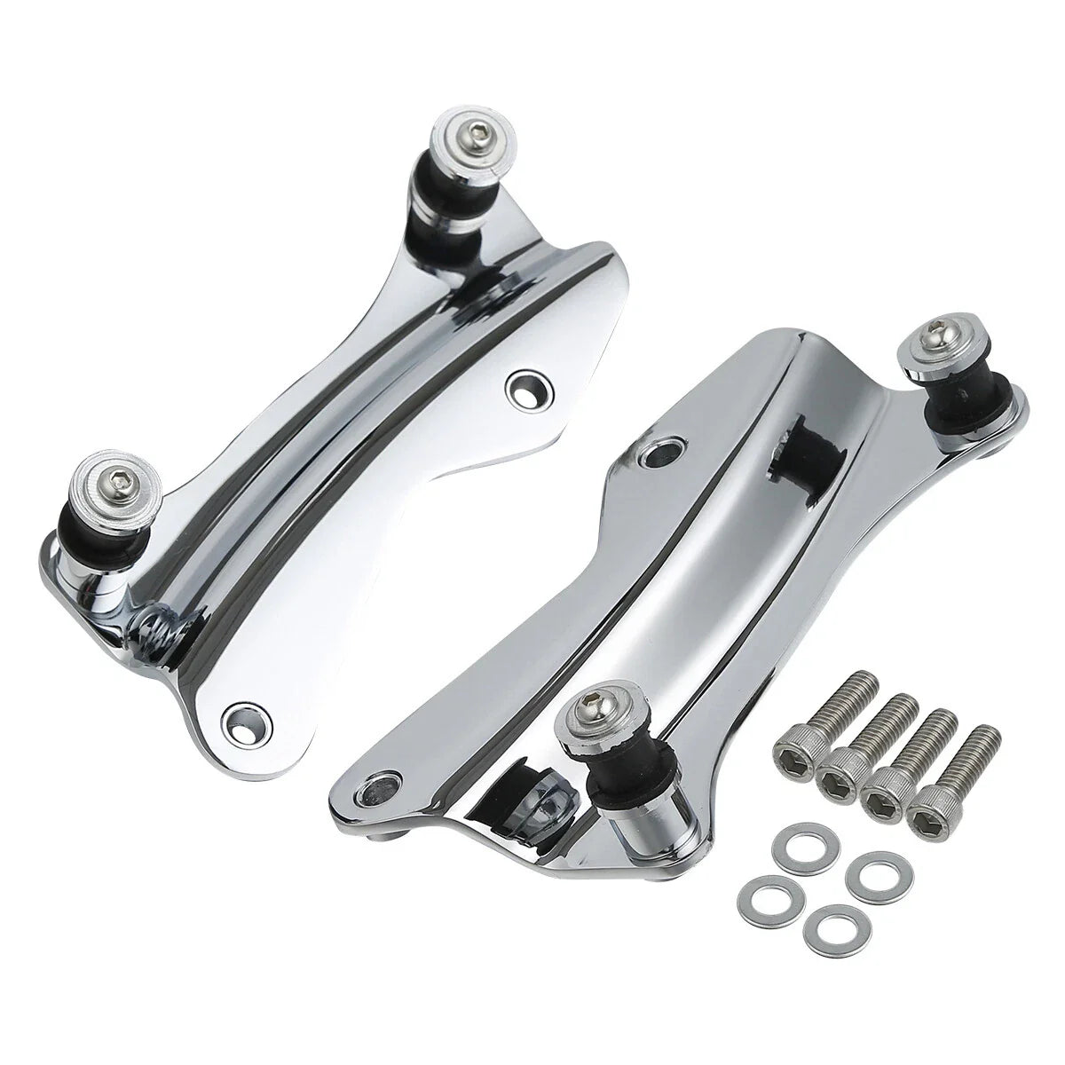 Sissy Bar Luggage Rack Backrest Docking Kit for Harley Touring (2014-2024)
