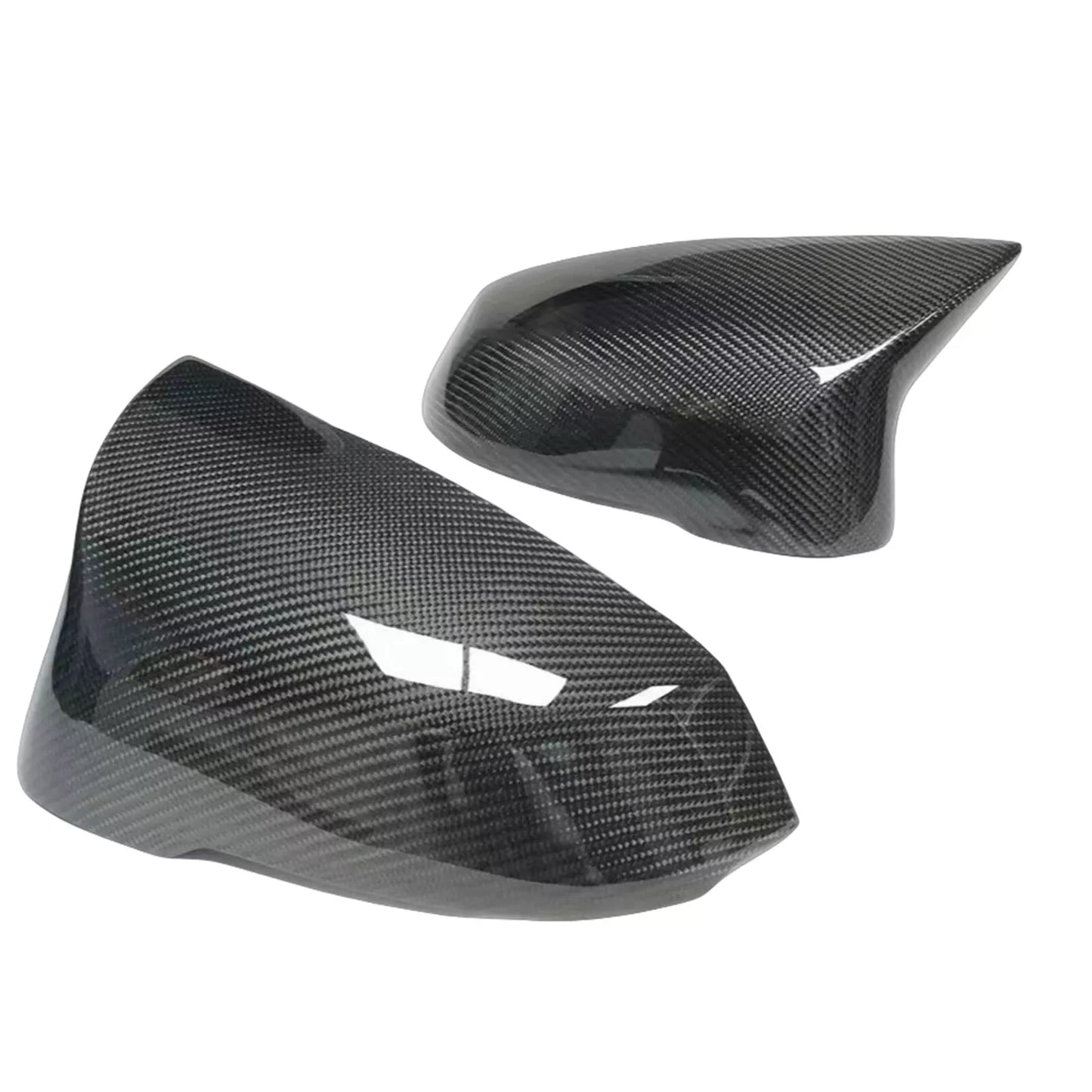 1 Pair Rear View Mirror Cover for BMW X1 U11 U12 (2023-2024) Carbon Fiber