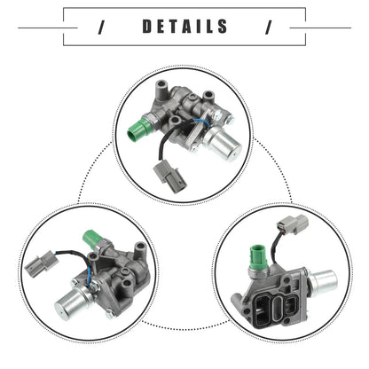 Solenoid Spool Valve for Honda (2006-2011) - Aluminum Alloy, Silver Tone, Green