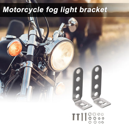 Set of 1 Light Bar Mounting Bracket for Motorcycle (Universal Fit)