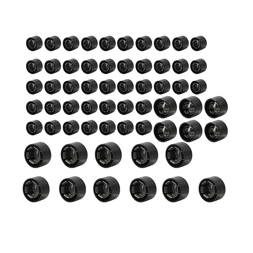 Engine Bolt Caps Cover Kit  Black for Harley Twin Cam Road Glide (1999-2006)