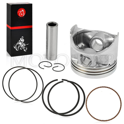 285cc Piston & Ring Kit .50mm Oversize Bore for Yamaha Golf Cart G2-G11 (1988–2010)