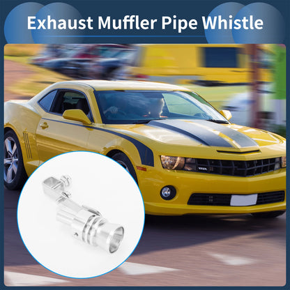 Turbo Sound Exhaust Muffler Pipe Whistle for Universal Fit (1 Set)