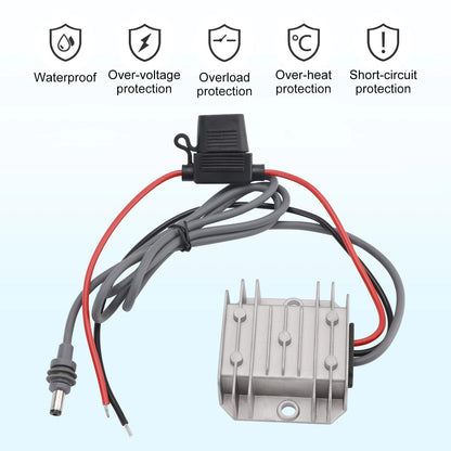 DC Adapter 12V 24V to 30V 3.5A 105W Step Up Converter with Fuse