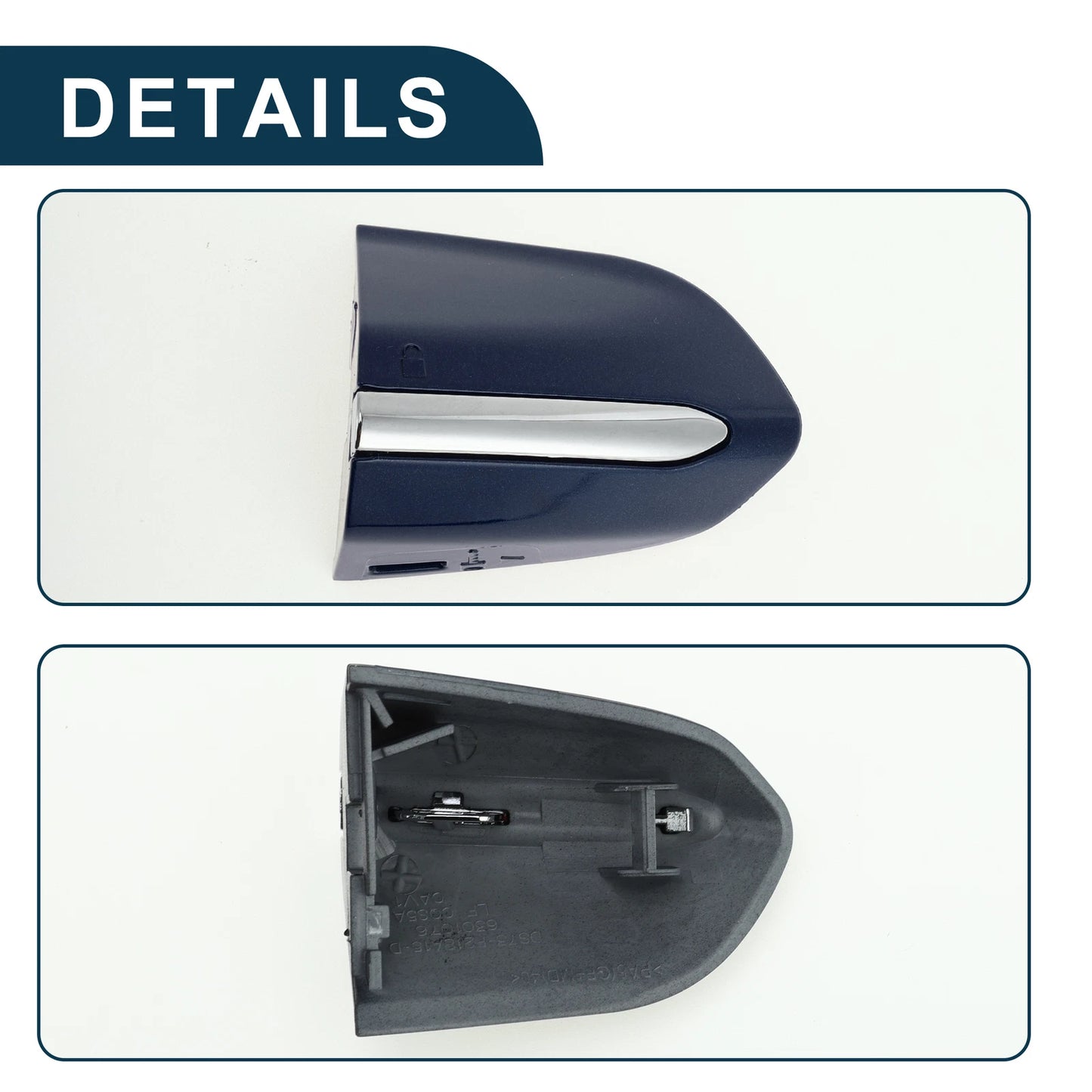 Front Left Door Handle Cover Trim for Ford Mondeo Edge Taurus (2013–2020) Blue
