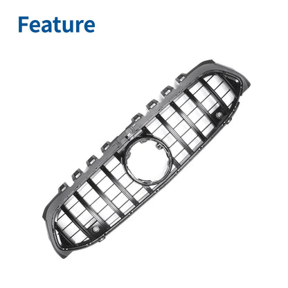 Front Upper Bumper Grille for Mercedes-Benz (with Hole)
