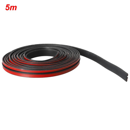 Car Windshield Roof 5 m Black Rubber Seal Strip Edge Trim Weatherstrip for Car