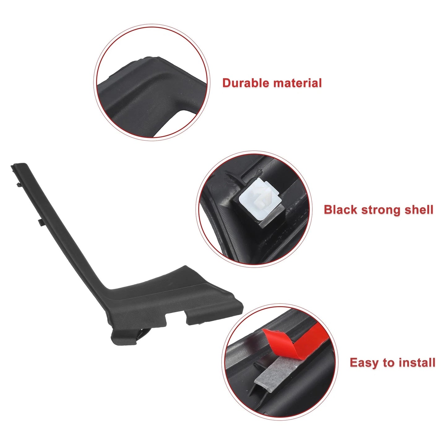 Front Right Windshield Wiper Cowl Panel for Toyota Yaris (2012–2014) No. 53866-52090