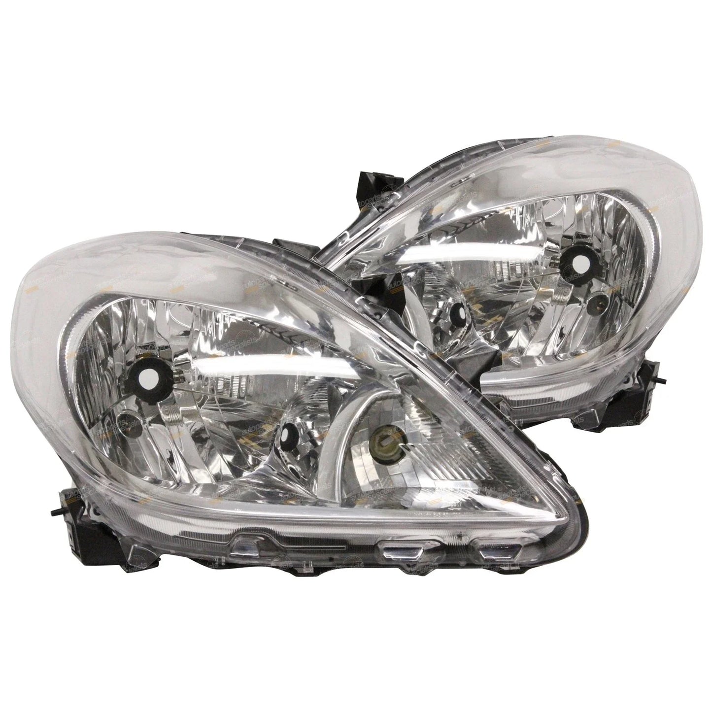 LH+RH Headlights Pair for Nissan Almera N17 ST/Ti Sedan